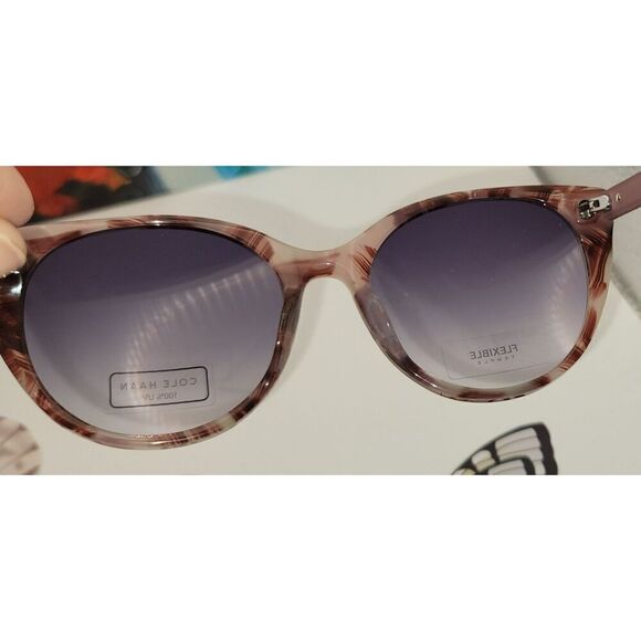 NIB - Cole Haan Blush Tortoise Flexible Temple 100% UV Sunnies w/ Case main image 7